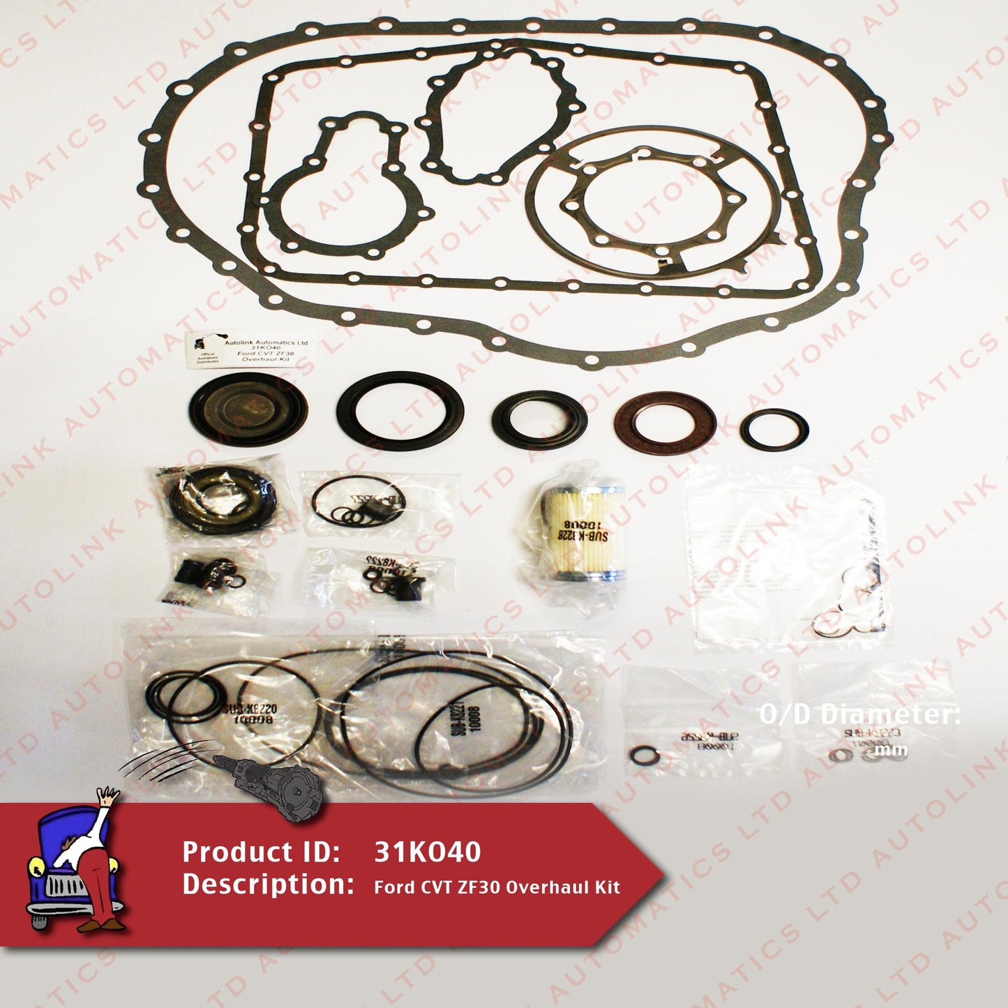 Ford CVT ZF30 Overhaul Kit