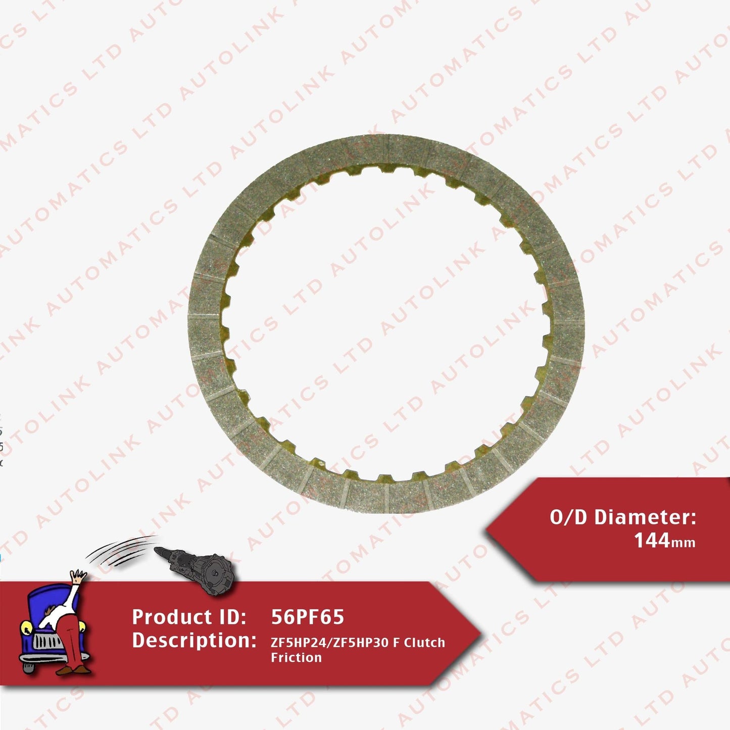 ZF5HP24/ZF5HP30 F Clutch Friction