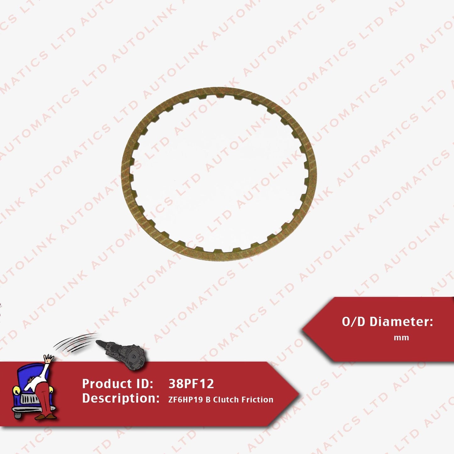 ZF6HP19 B Clutch Friction