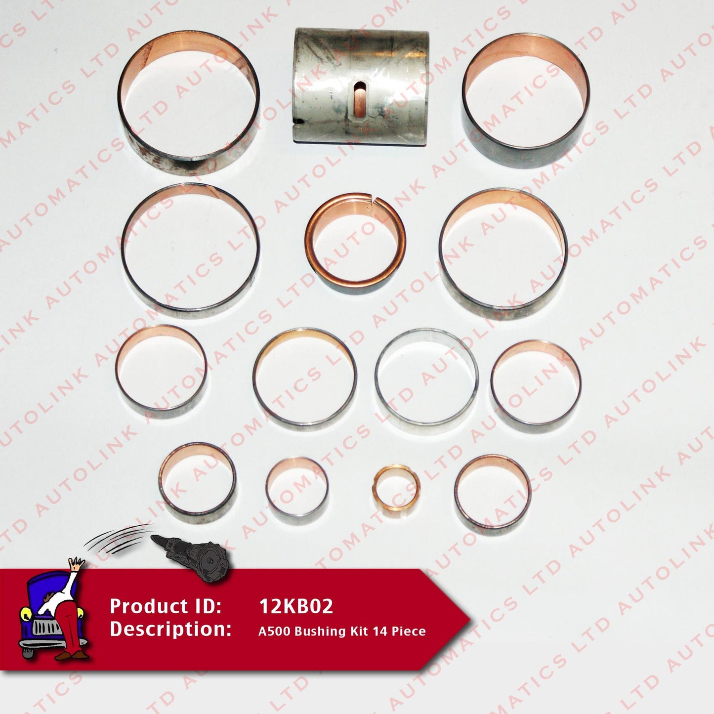 A500 Bushing Kit 14 Piece