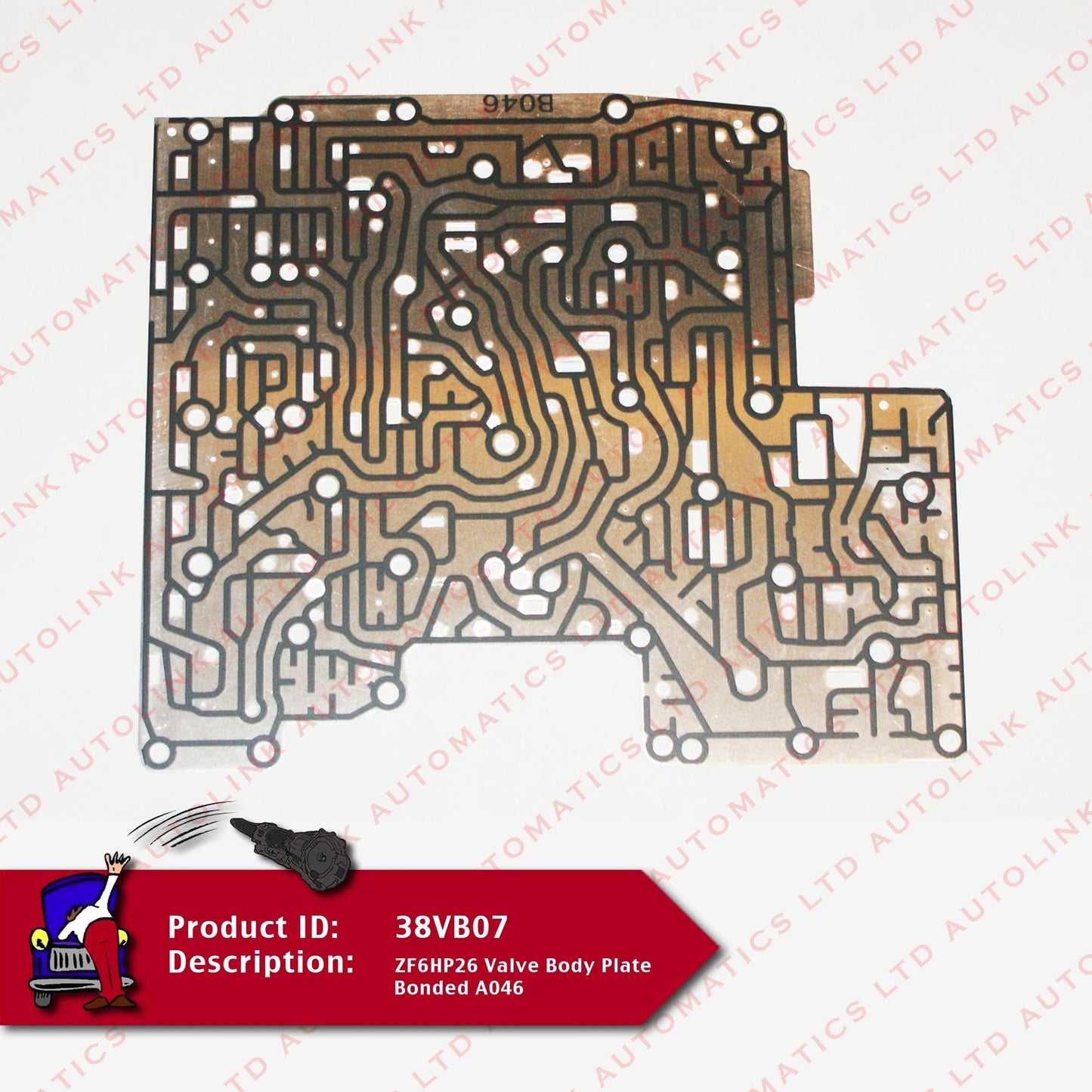 ZF6HP26 Valve Body Plate Bonded A046