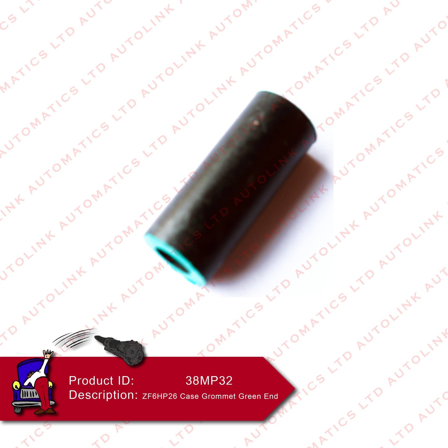 ZF6HP26 Case Grommet Green End