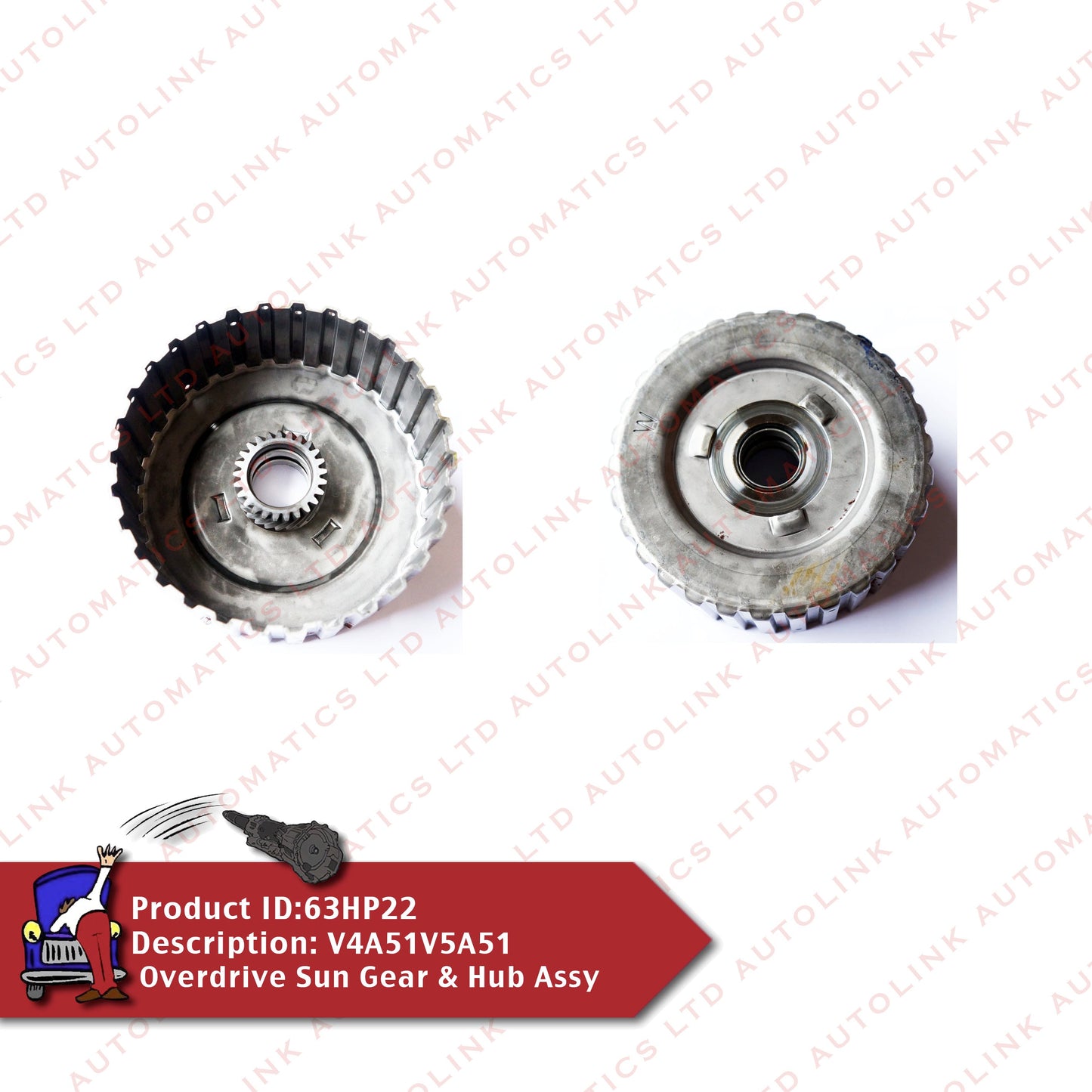 V4A51V5A51 Overdrive Sun Gear & Hub Assy