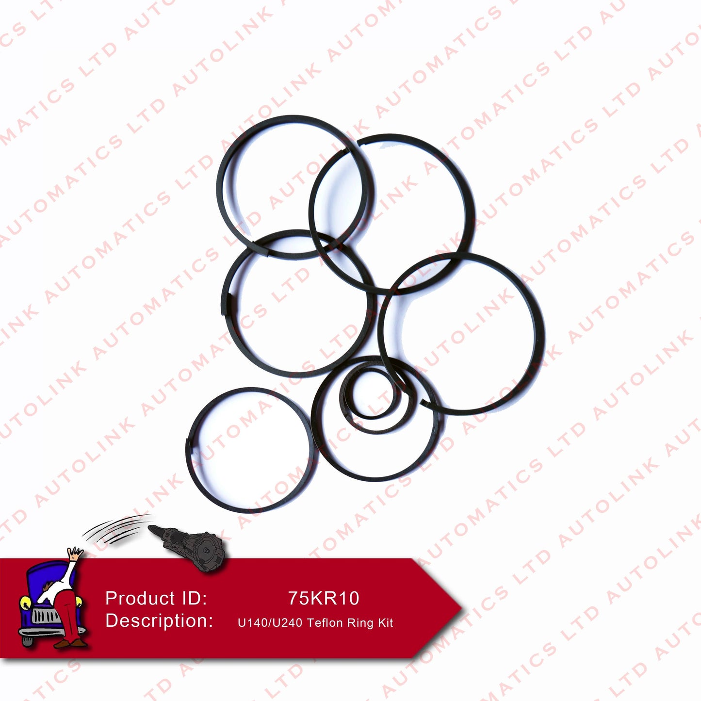 U140/U240 Teflon Ring Kit