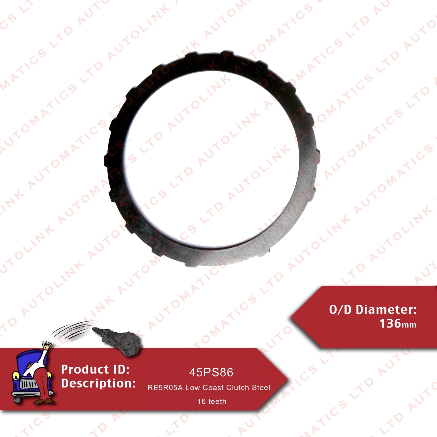 RE5R05A Low Coast Clutch Steel 16 Teeth