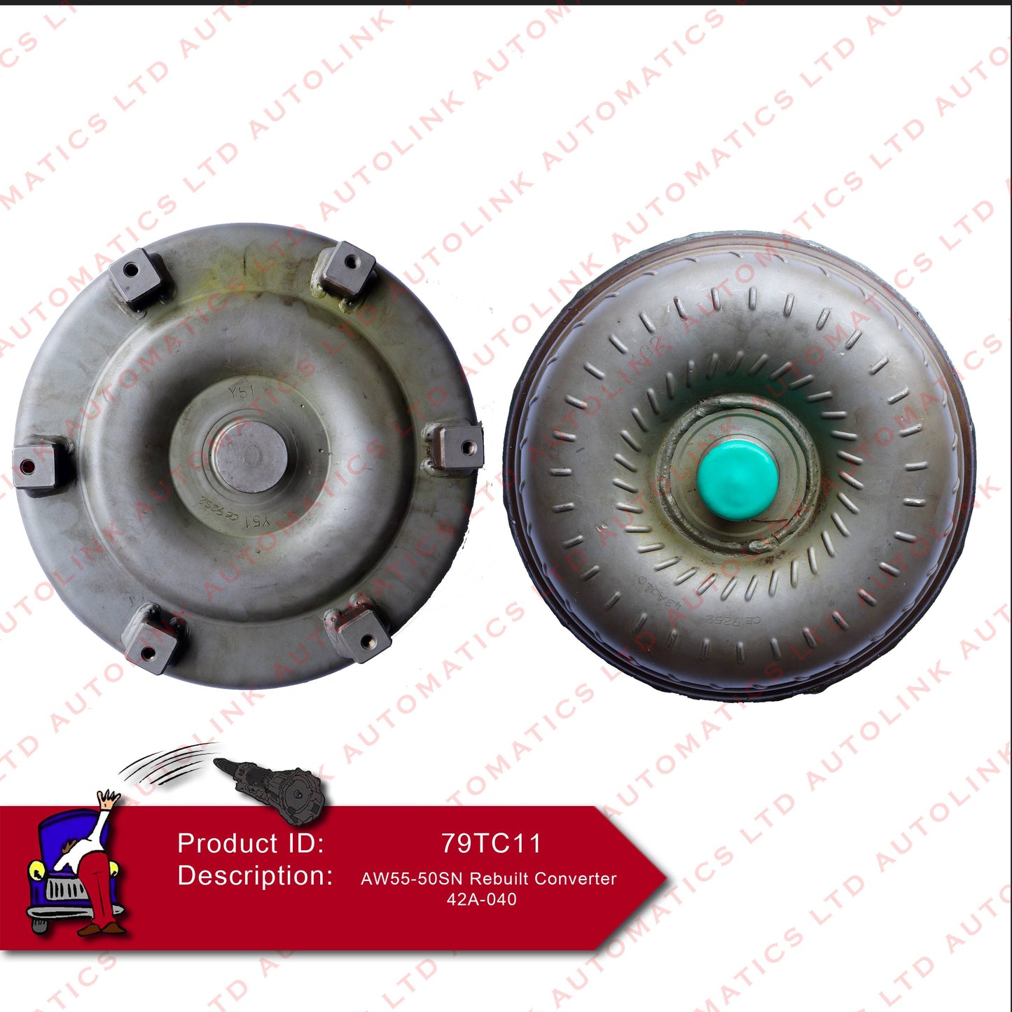 AW55-50SN Rebuilt Converter 43A-040