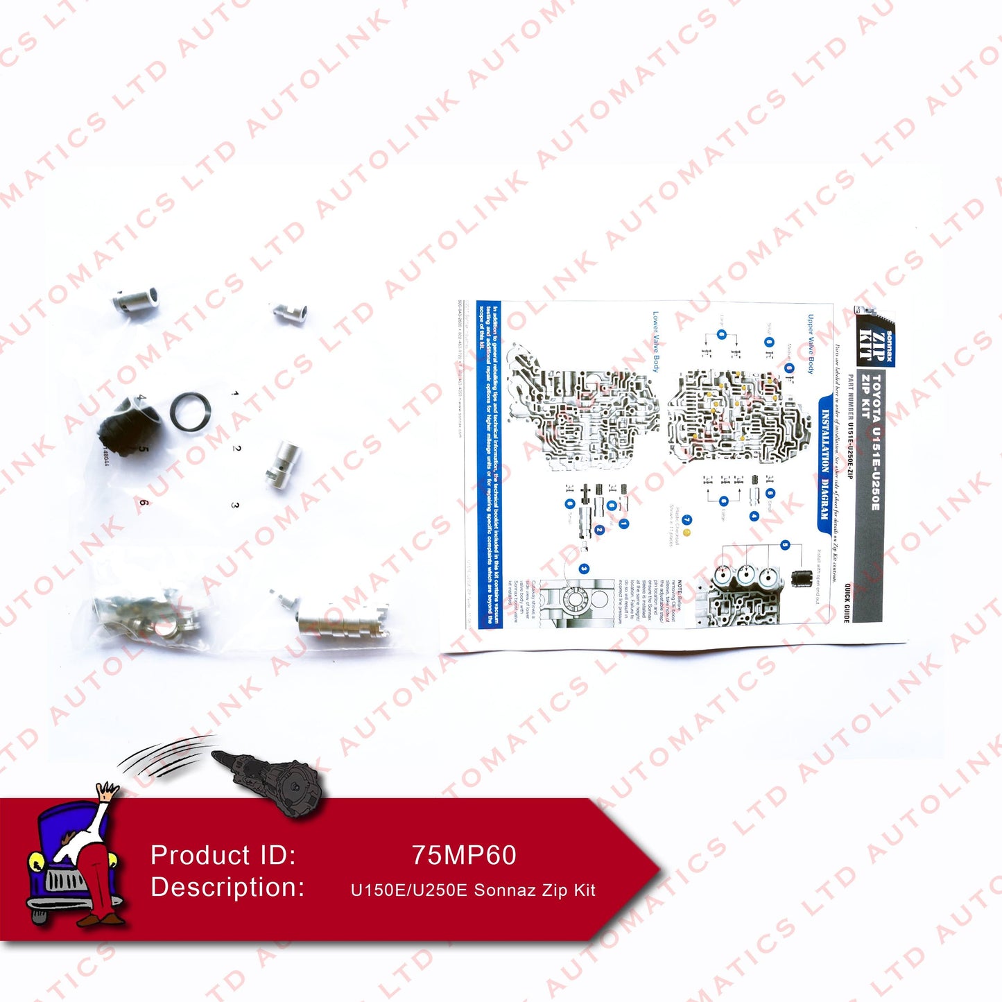 U150E/U250E Sonnax Zip Kit