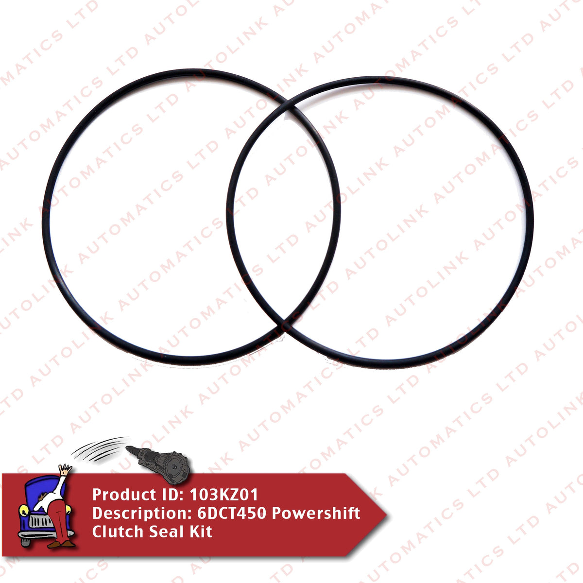 6DCT450 Powershift Clutch Seal Kit