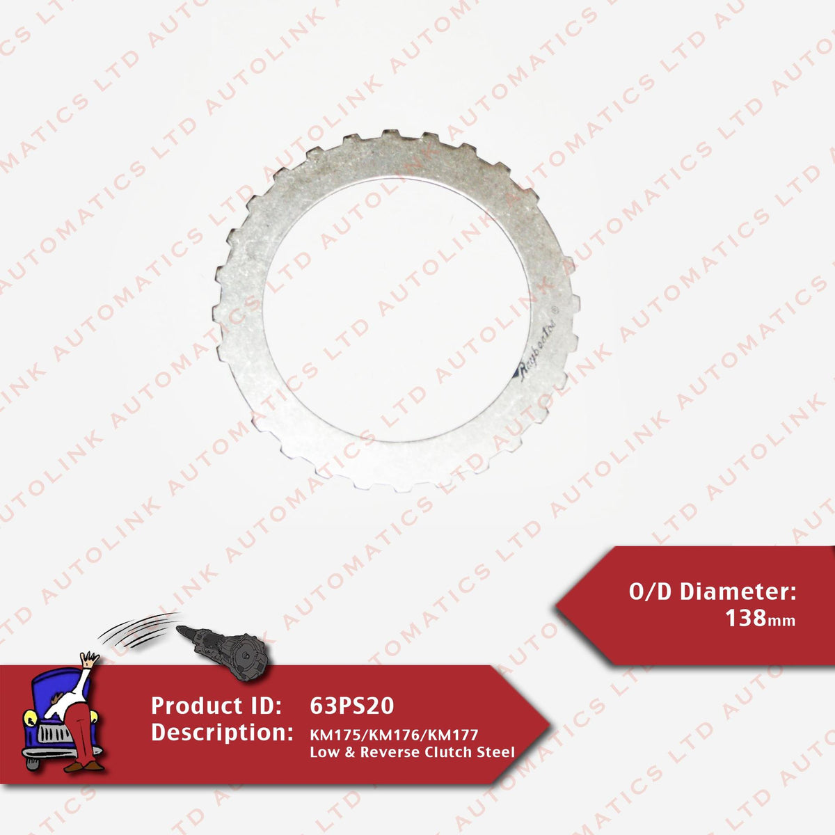 KM175/KM176/KM177 Low & Reverse Clutch Steel