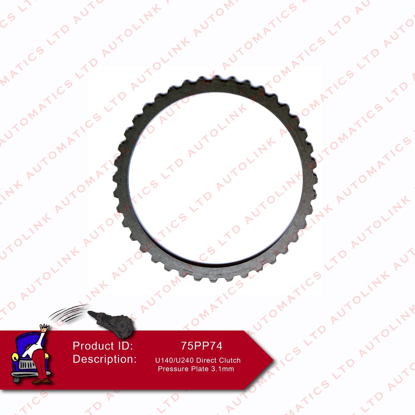 U140/U240 Direct Clutch Pressure Plate 3.1mm