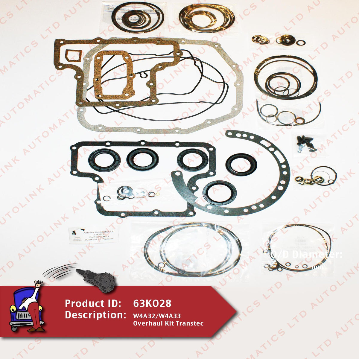 W4A32/W4A33 Overhaul Kit Transtec