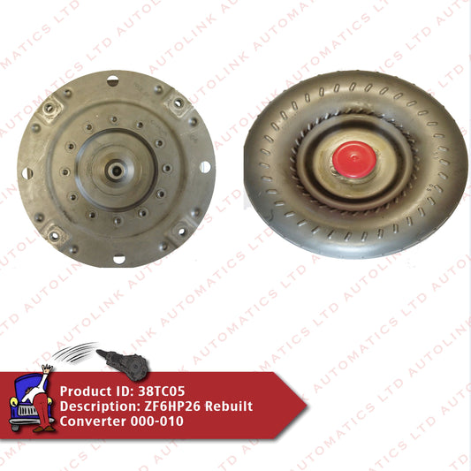 ZF6HP26 Rebuilt Converter 000-010