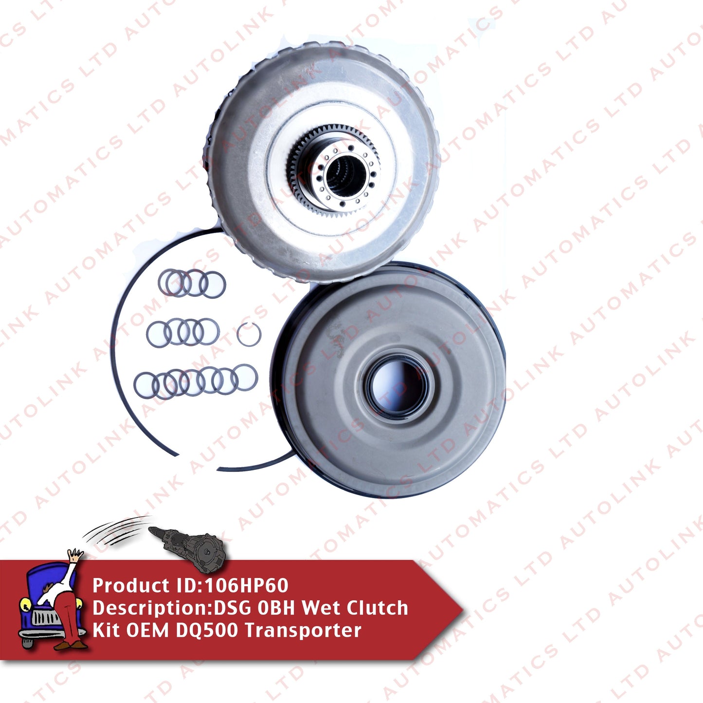 DQ500 0BH Wet Clutch Kit OEM Transporter 0BH 398 029 B / 3000 943 014 SACHS