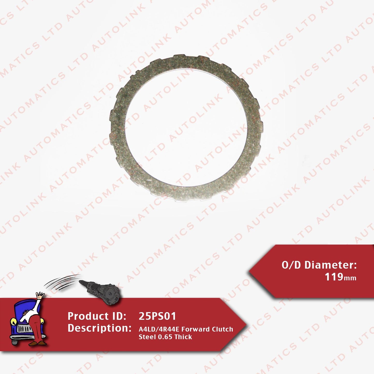A4LD/4R44E Forward Clutch Steel 0.65 Thick