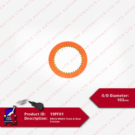BW35/BW65 Front & Rear Friction