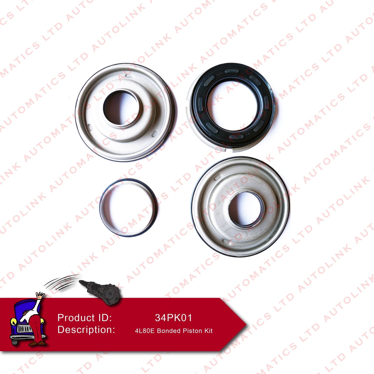 4L80E Bonded Piston Kit