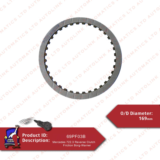 Mercedes 722.3 Reverse Clutch Friction Borg-Warner