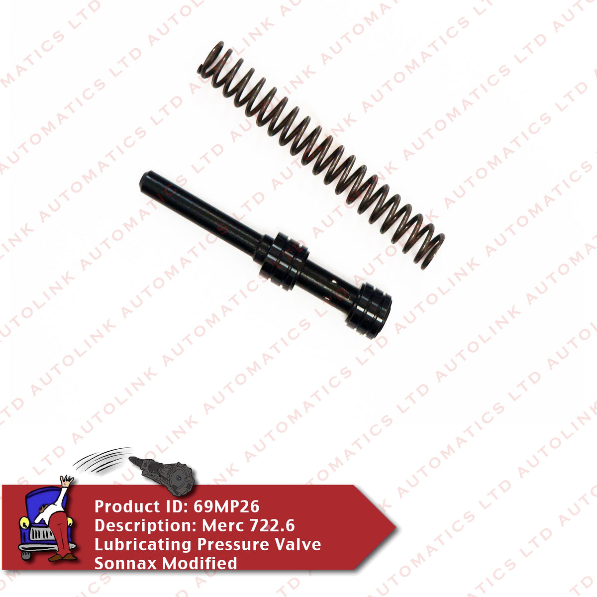 Merc 722.6 Lubricating Pressure Valve Sonnax Modified