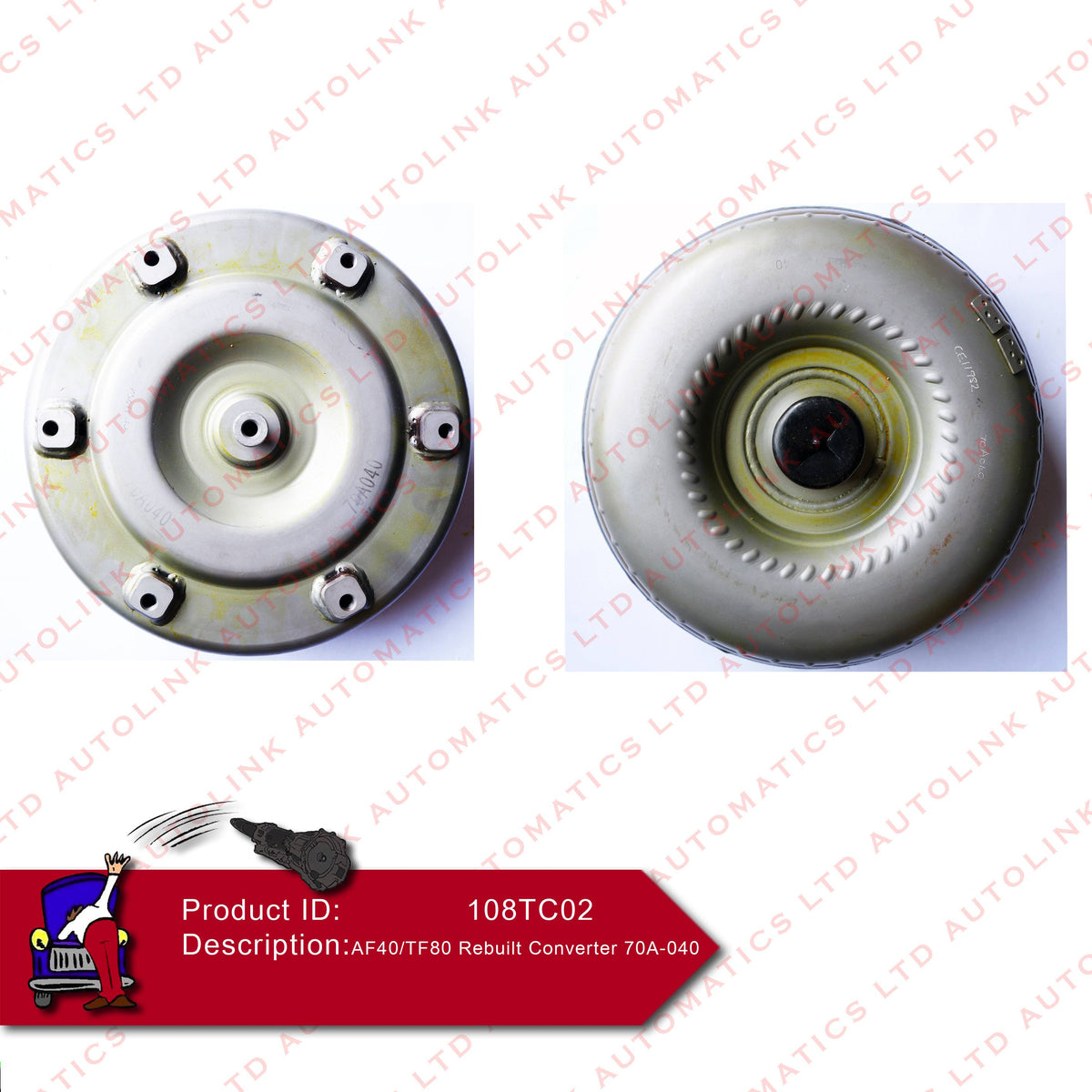 AF40/TF80 Rebuilt Converter 70A-040