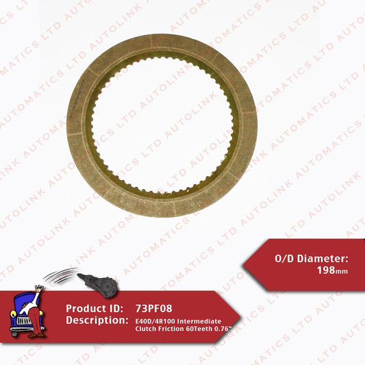 E40D/4R100 Intermediate Clutch Friction 60Teeth 0.76"