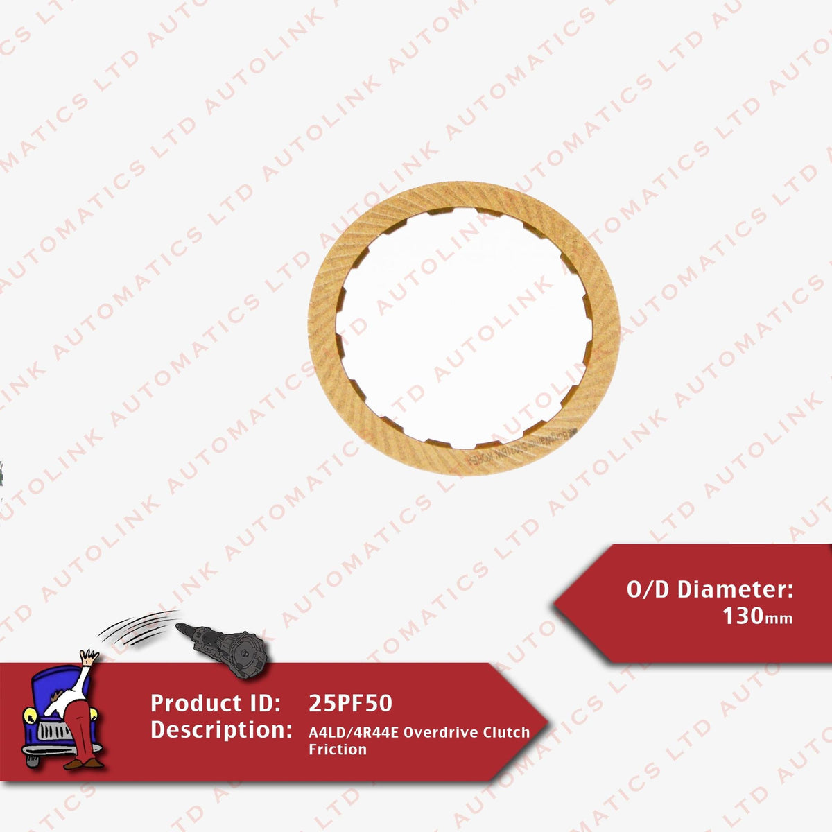 A4LD/4R44E Overdrive Clutch Friction