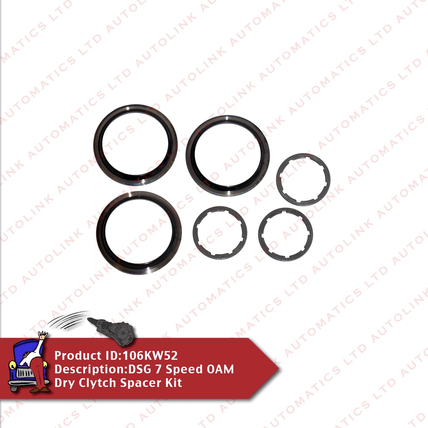 DQ200 0AM Dry Clutch Spacer Kit