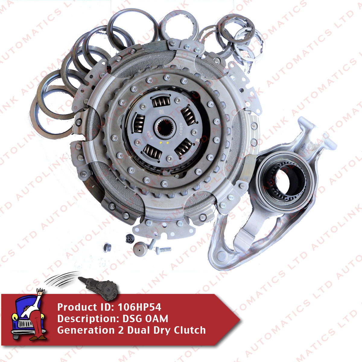 DQ200 0AM Generation 2 Dual Dry Clutch  Sachs 3000 943 003