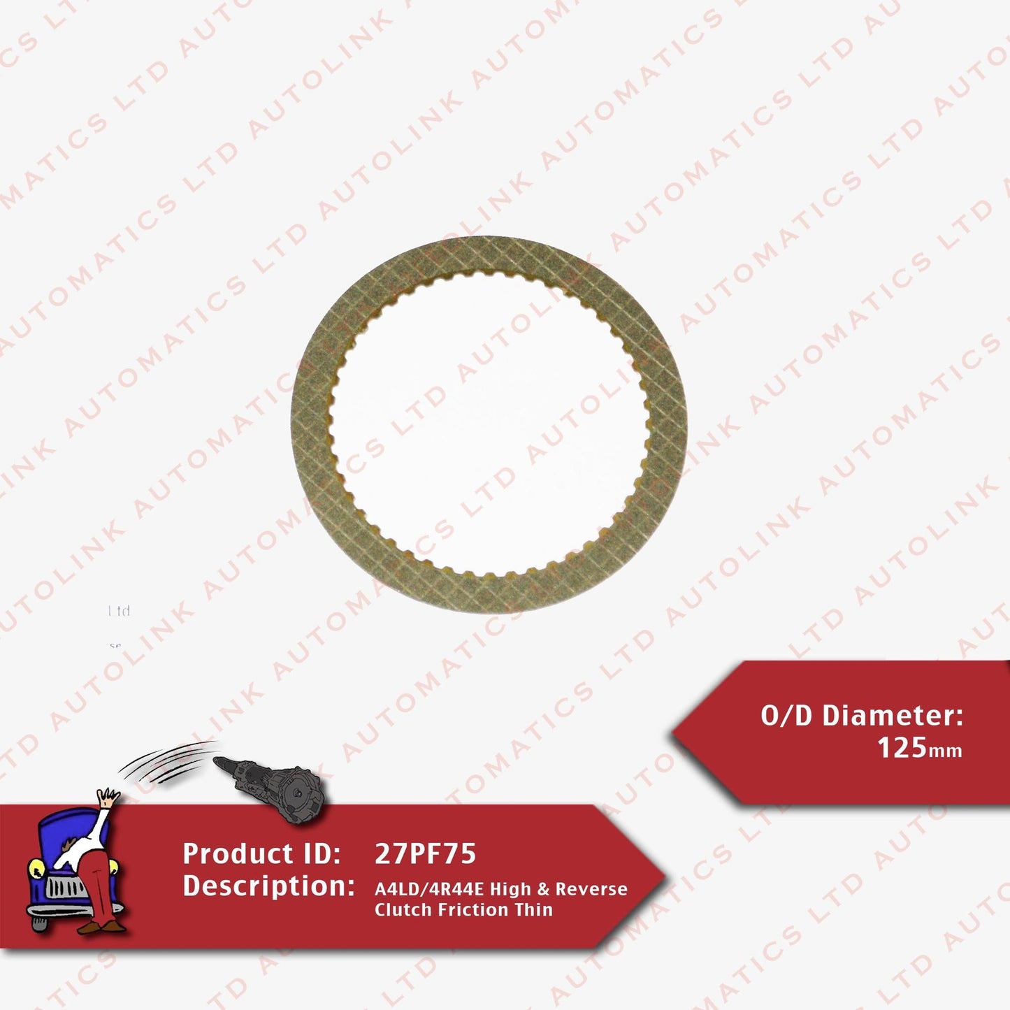 A4LD/4R44E High & Reverse Clutch Friction Thin