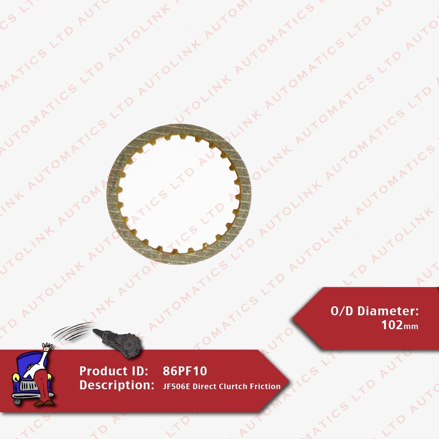 JF506E Direct Clurtch Friction