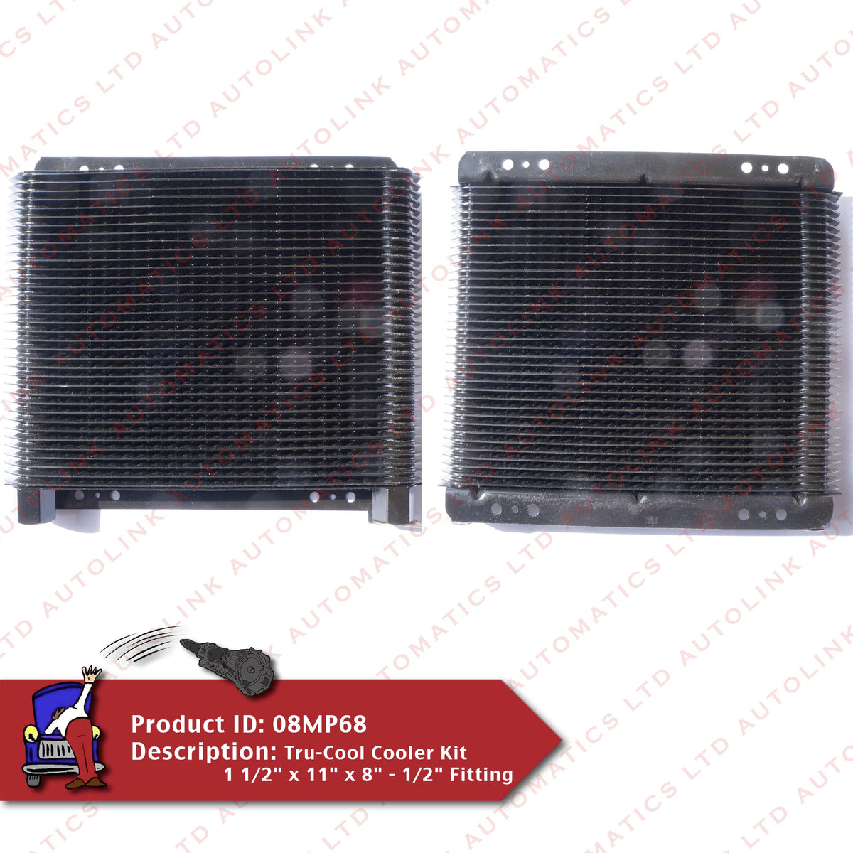 Tru-Cool Cooler Kit 1 1/2" x 11" x 8" - 1/2" Fitting