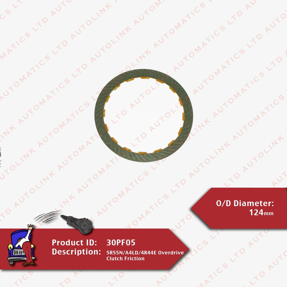 5R55N/A4LD/4R44E Overdrive Clutch Friction