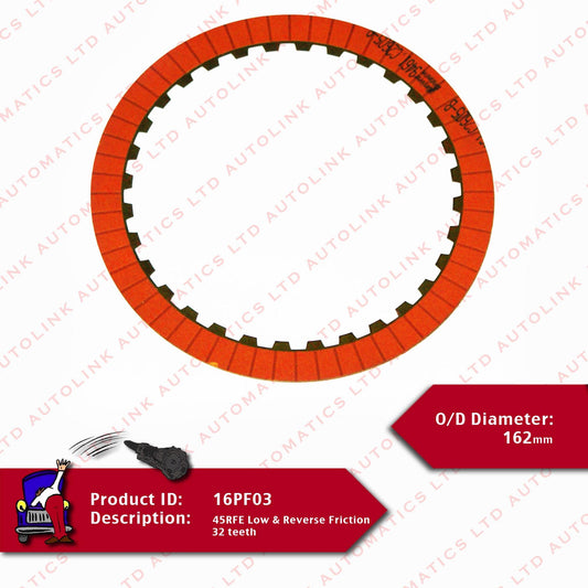 45RFE Low & Reverse Friction 32 teeth o/d 162mm thick 2.25mm