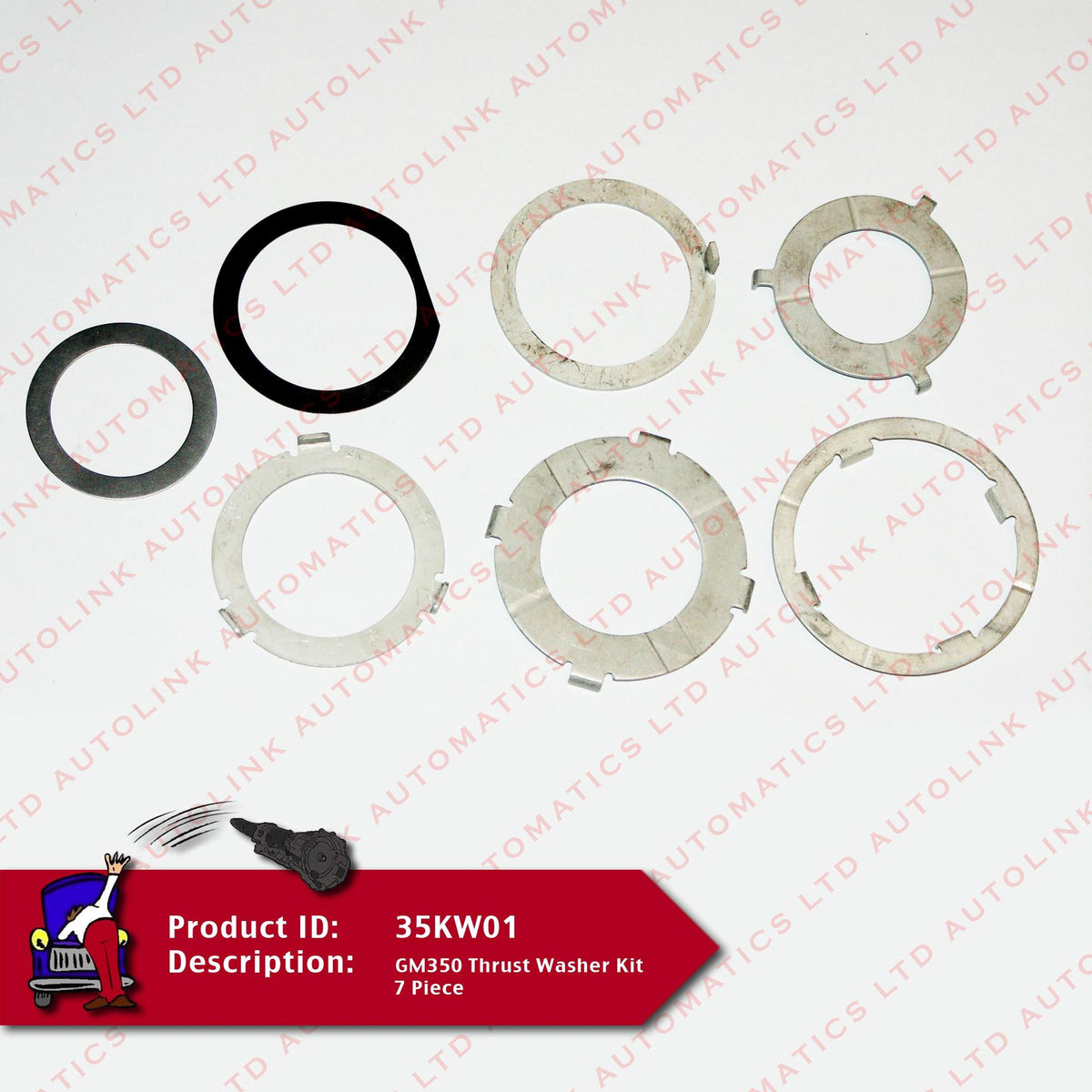 GM350 Thrust Washer Kit 7 Piece