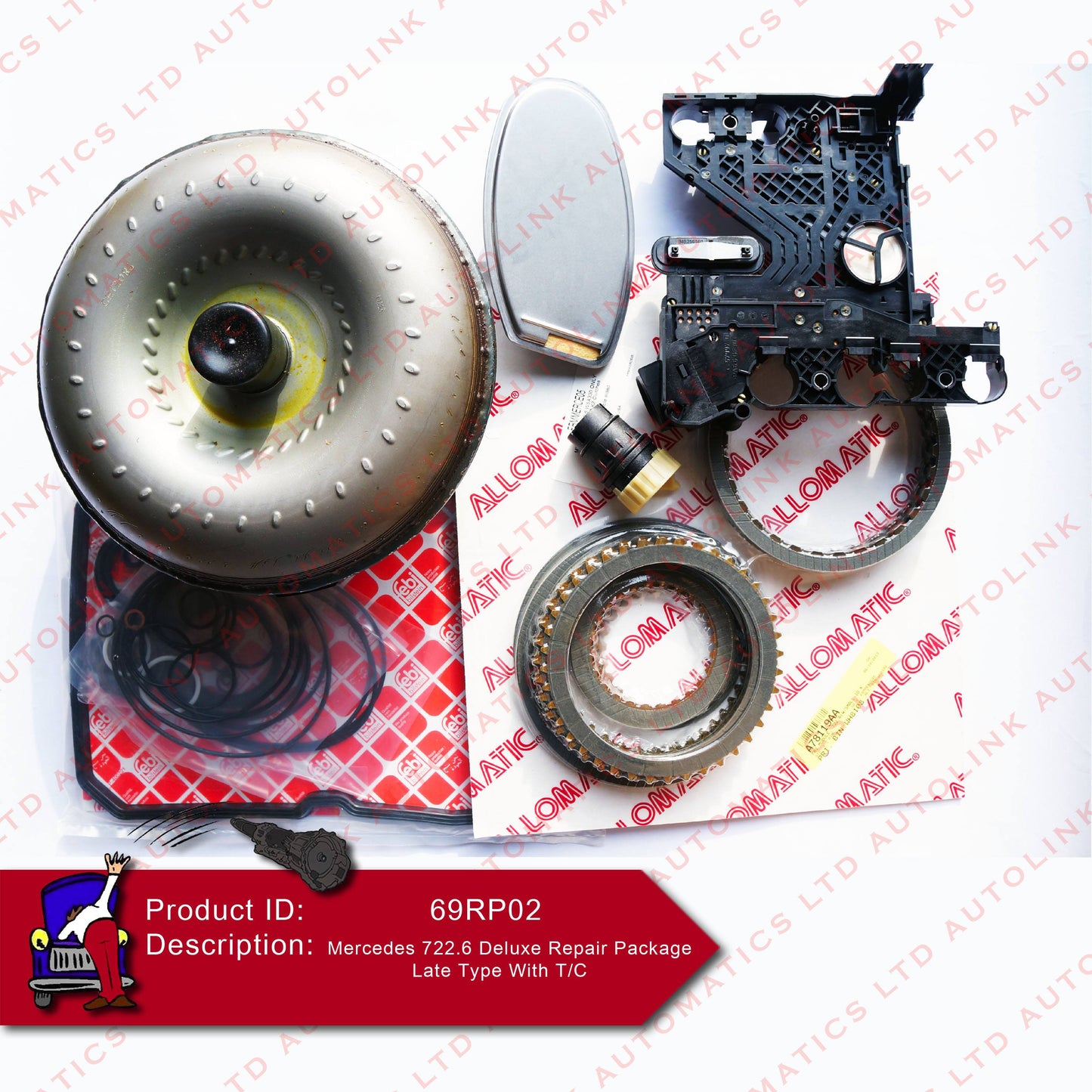Mercedes 722.6 Deluxe Repair Package Late Type With T/C
