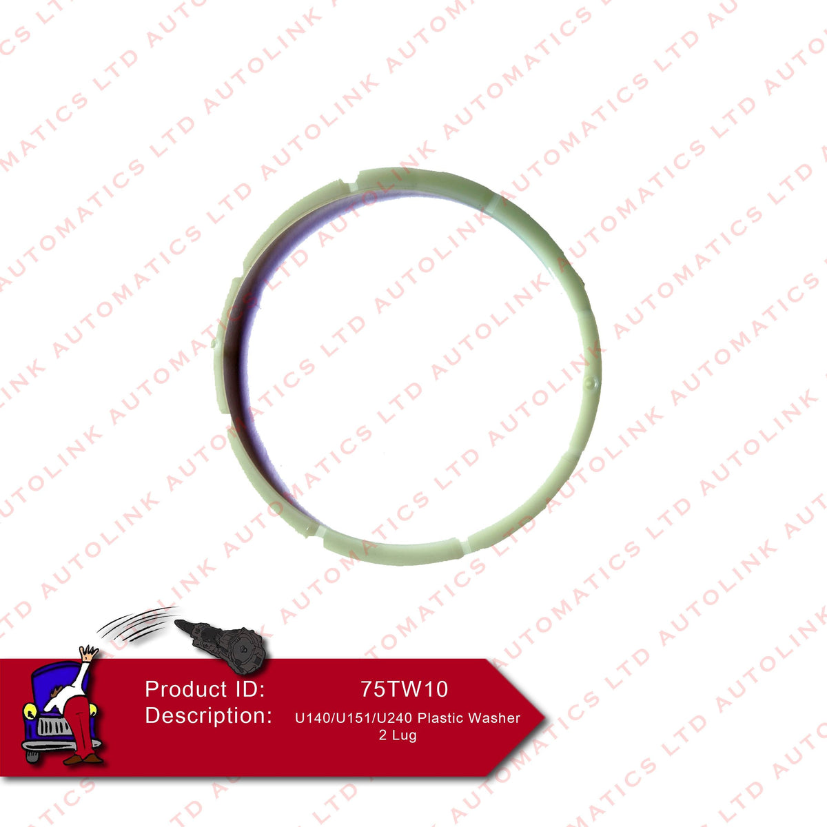U140/U151/U240 Plastic Washer 2 Lug