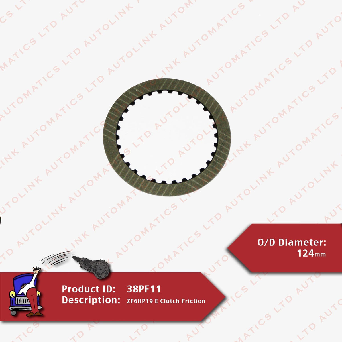 ZF6HP19 E Clutch Friction