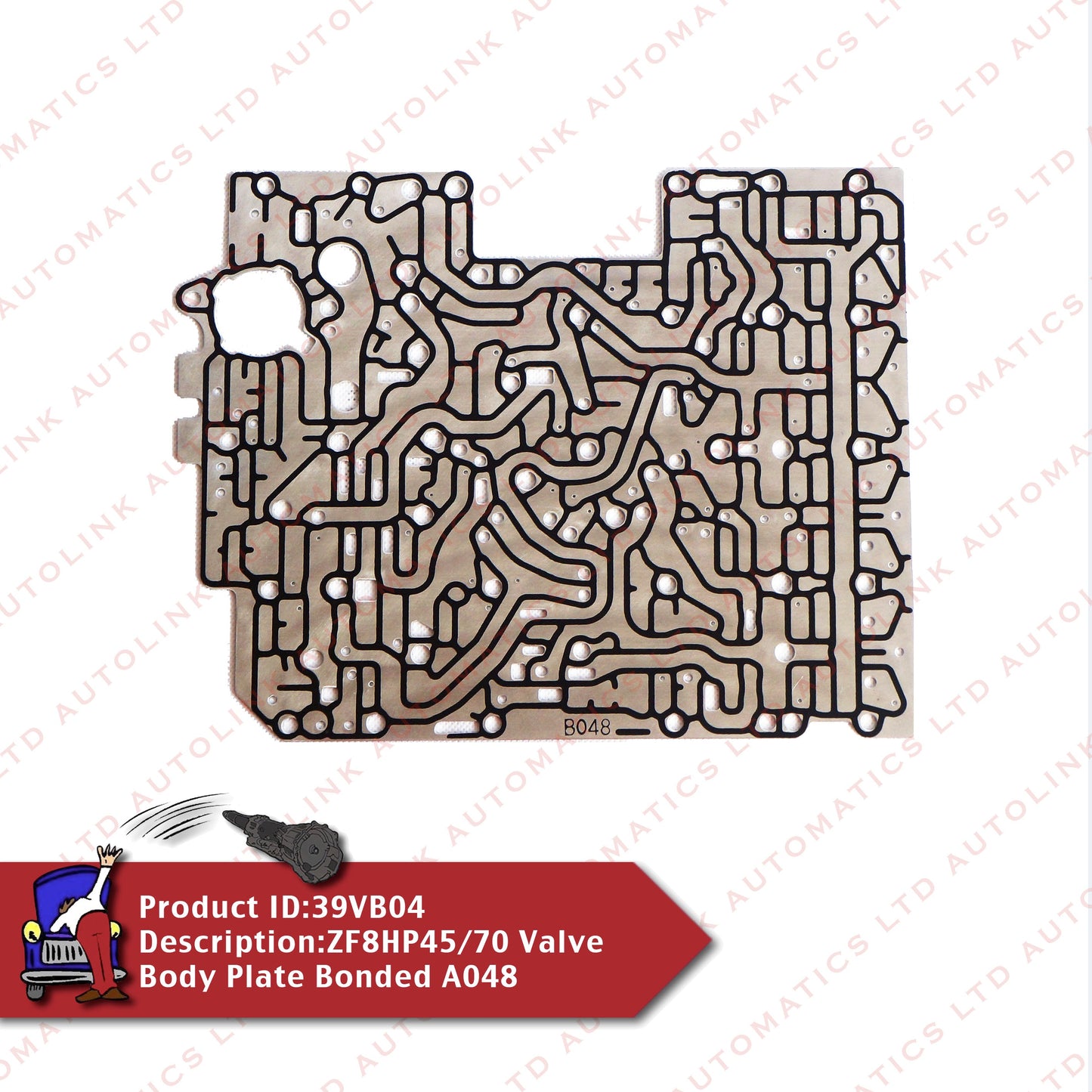 ZF8HP45/70 Valve Body Plate Bonded A048