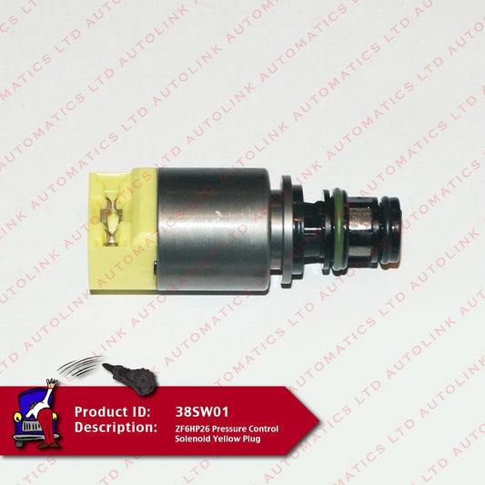 ZF6HP26 Pressure Control Solenoid Yellow Plug