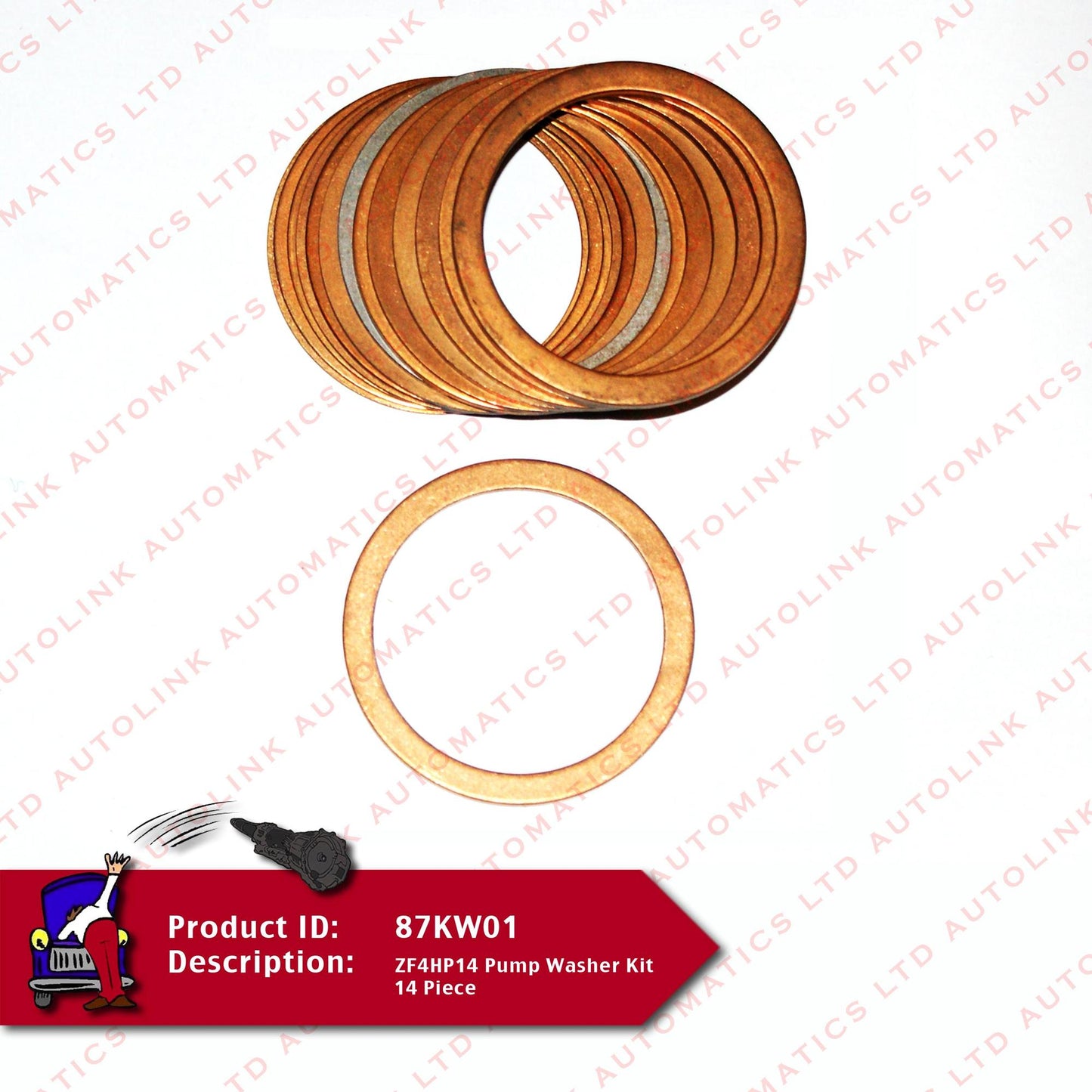 ZF4HP14 Pump Washer Kit 14 Piece
