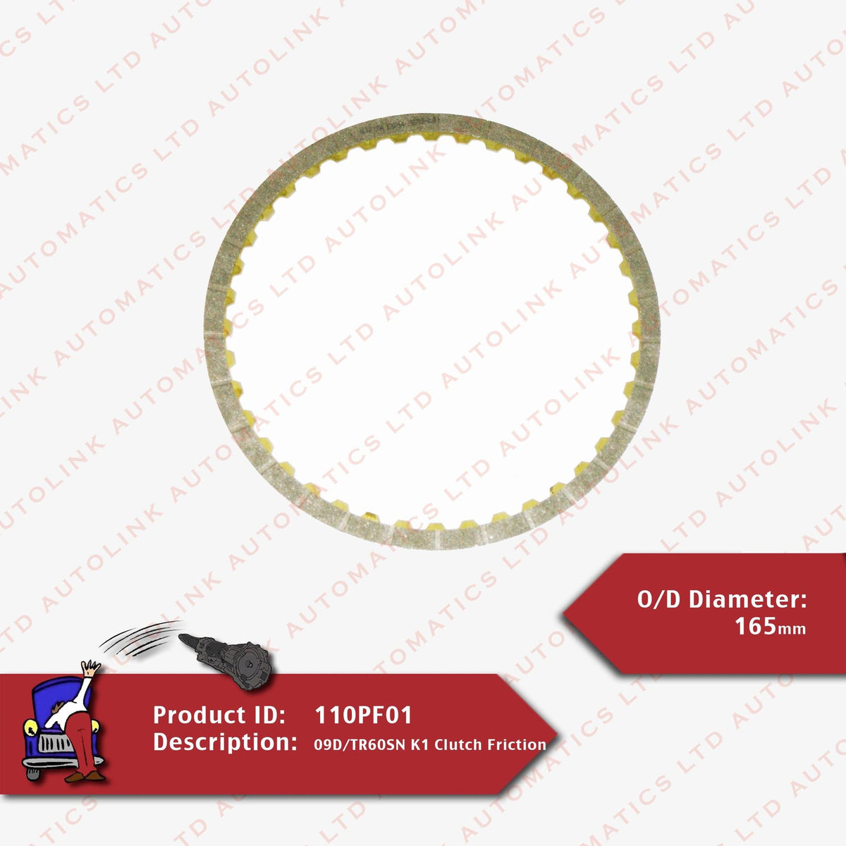 09D/TR60SN K1 Clutch Friction