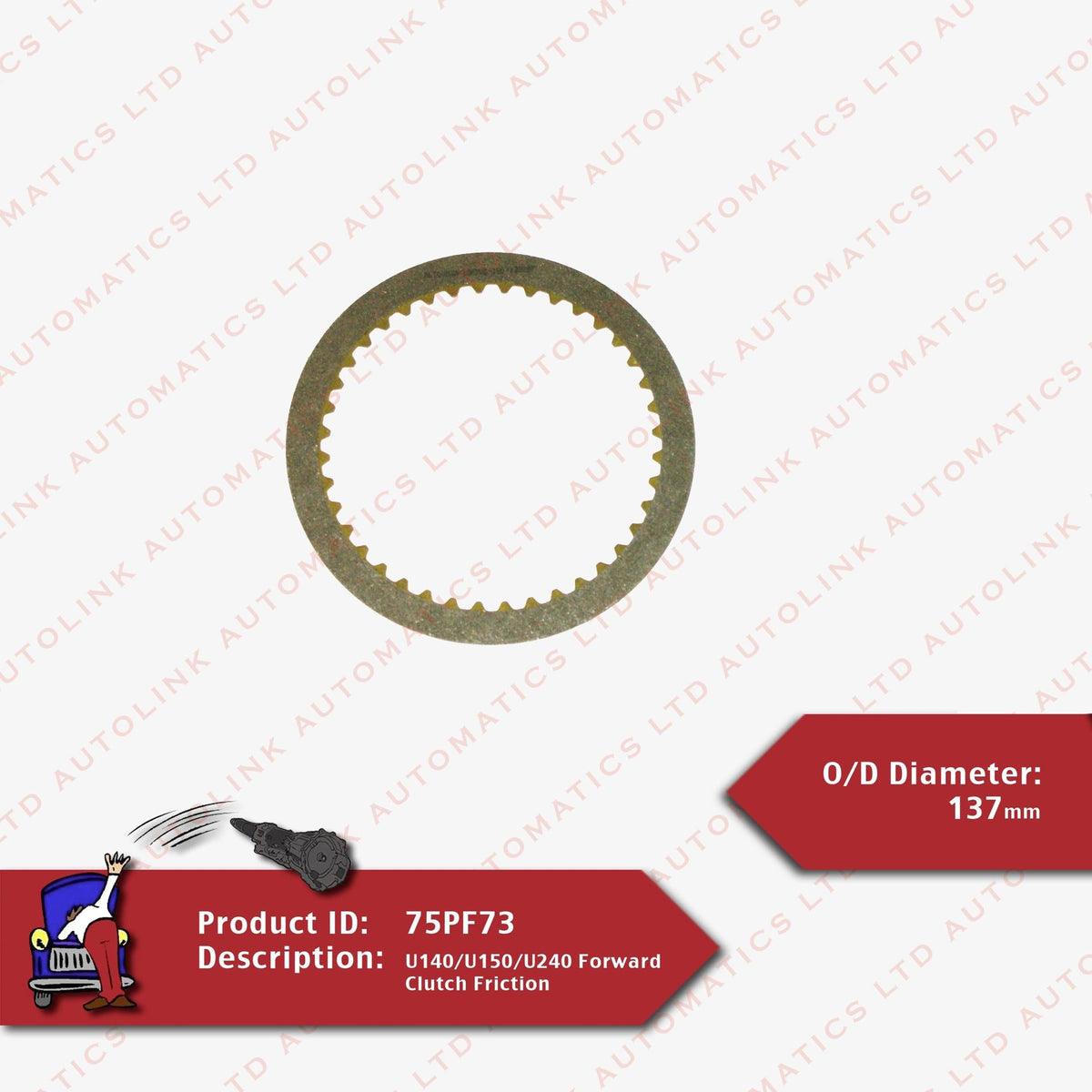 U140/U150/U240 Forward Clutch Friction