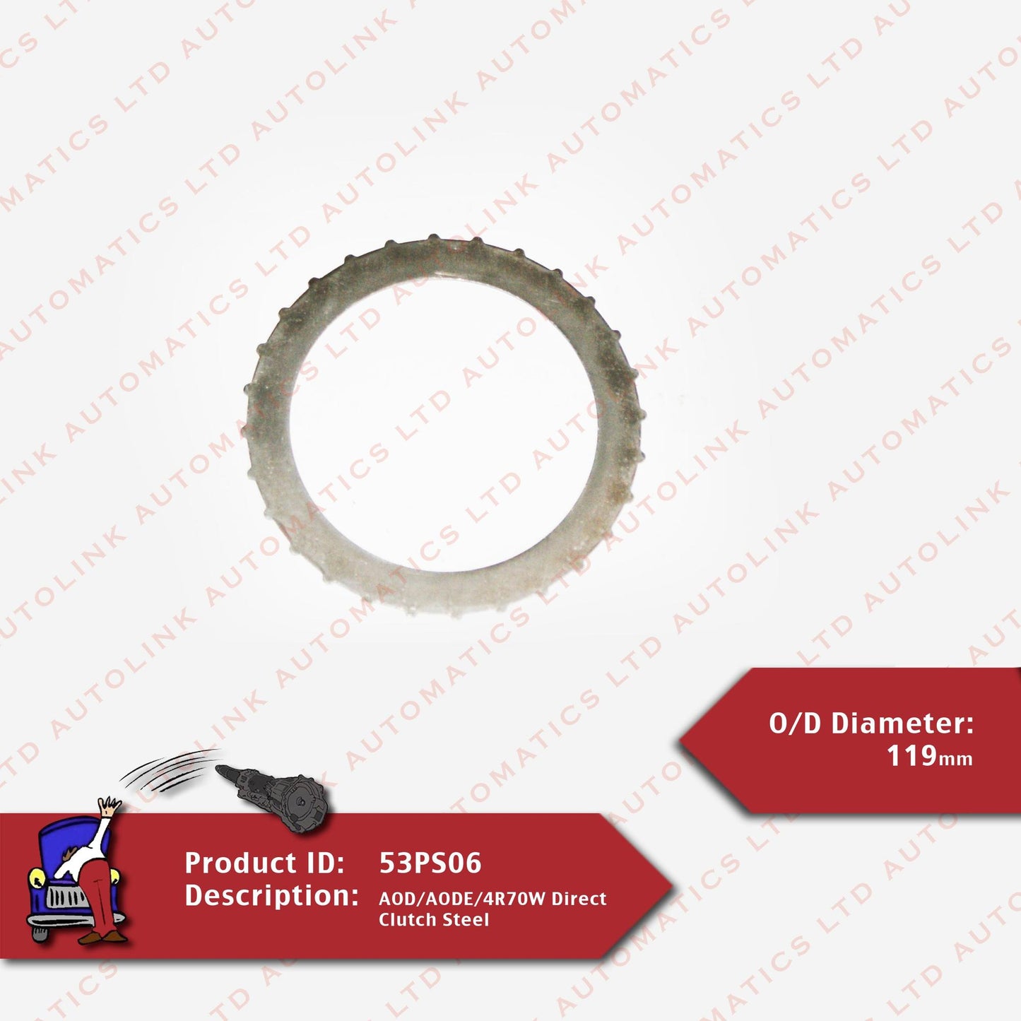 AOD/AODE/4R70W Direct Clutch Steel