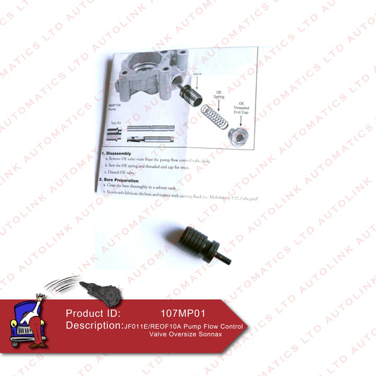 JF011E/REOF10A Pump Flow Control Valve Oversize Sonnax