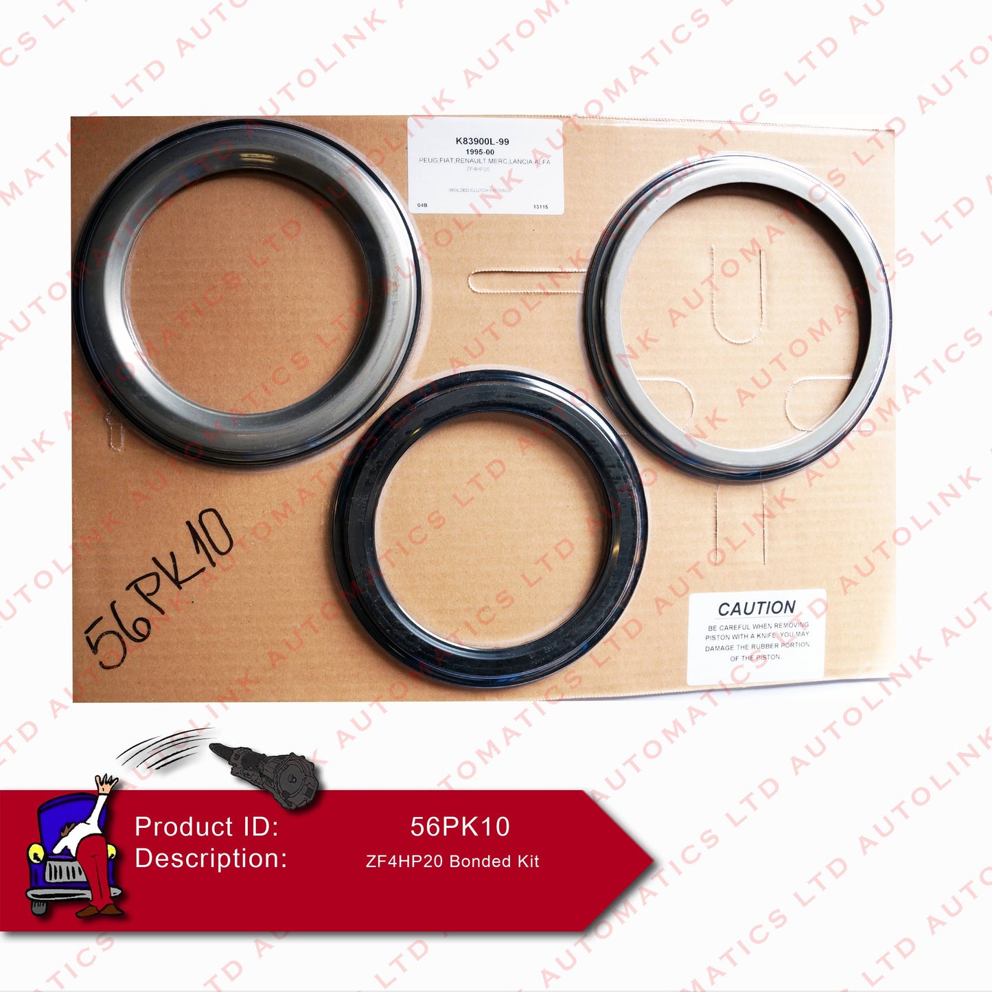 ZF4HP20 Bonded Piston Kit