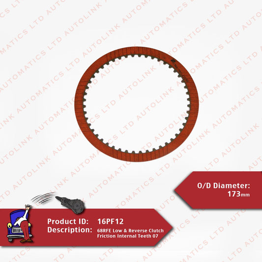 68RFE Low & Reverse Clutch Friction Internal Teeth 07-Up