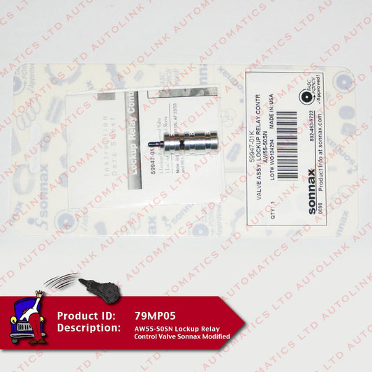 AW55-50SN Lockup Relay Control Valve Sonnax Modified