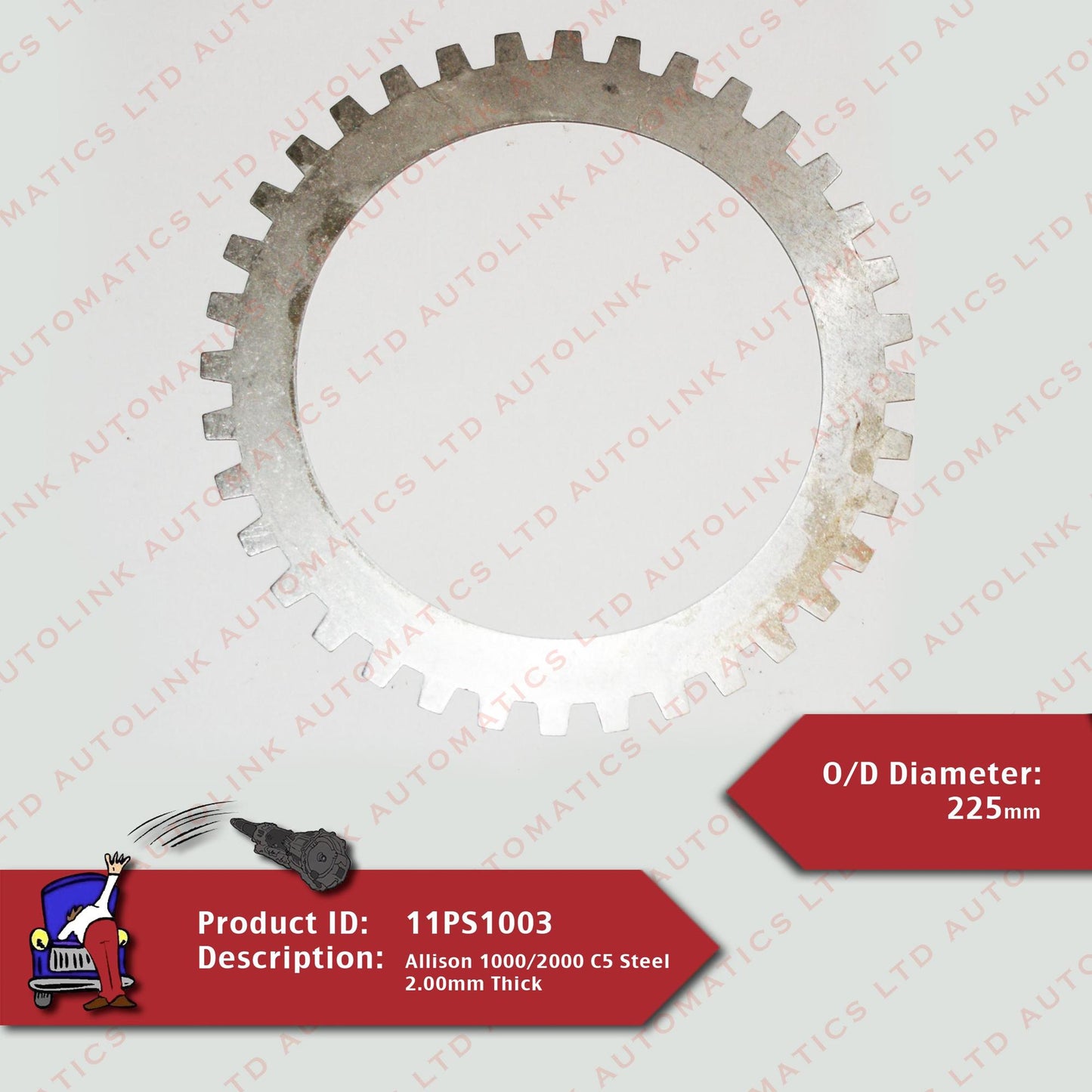 Allison 1000/2000 C5 Steel 2.00mm Thick