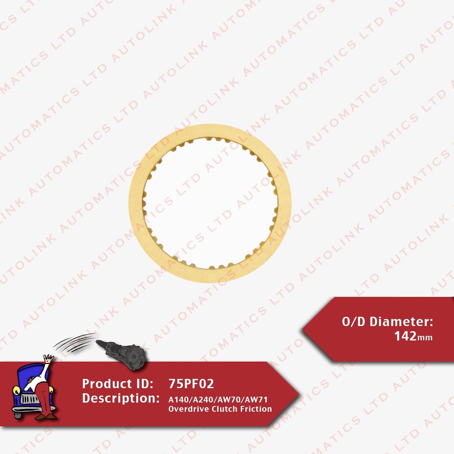 A140/A240/AW70/AW71 Overdrive Clutch Friction