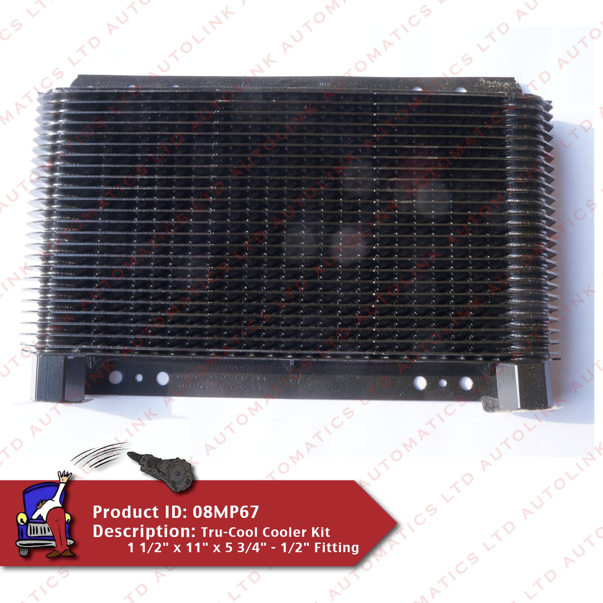 Tru-Cool Cooler Kit 1 1/2" x 11" x 5 3/4" - 1/2" Fitting