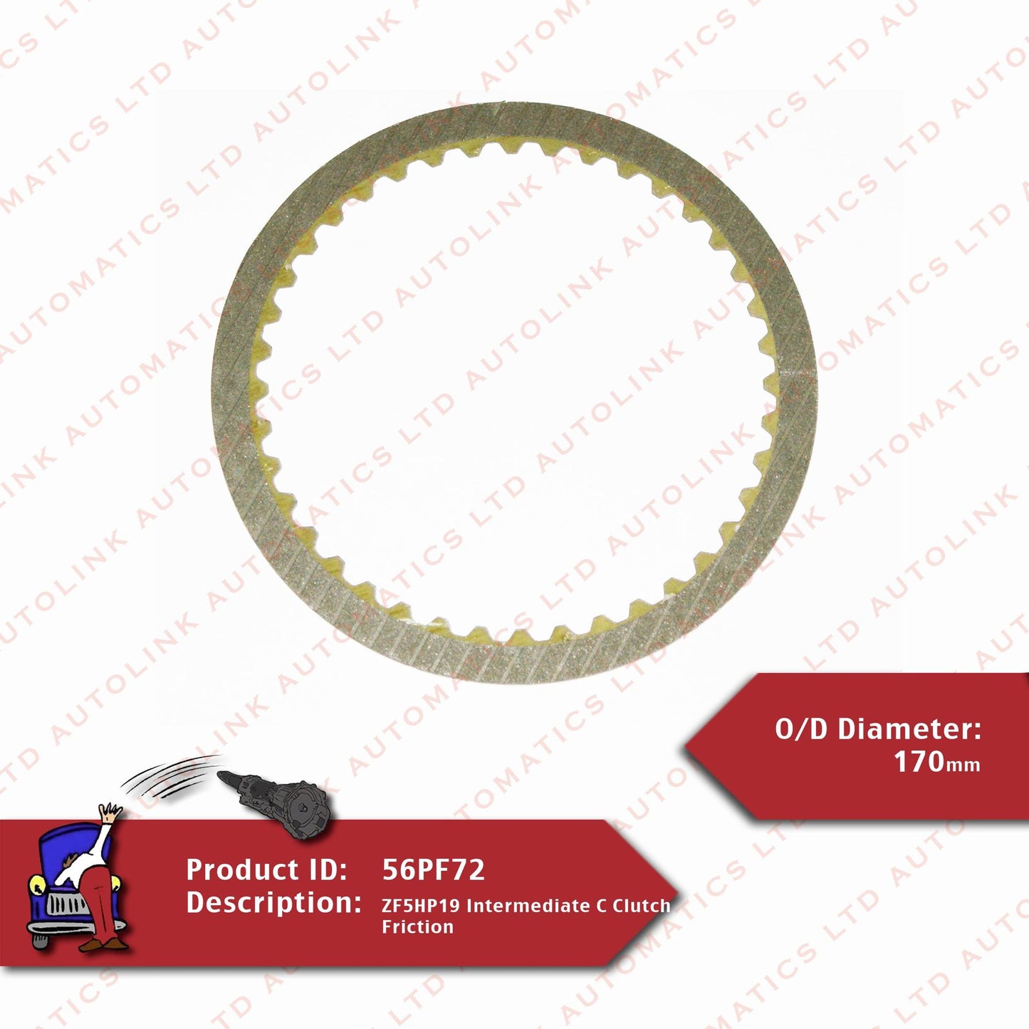 ZF5HP19 Intermediate C Clutch Friction